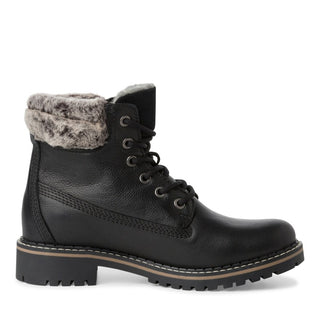 074 BLACK LEATHER/FUR;8