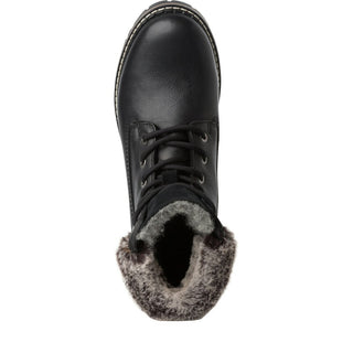 074 BLACK LEATHER/FUR;10