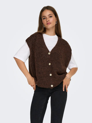 Bestseller / Damen-Weste / ONLAZU SL BUTTON V-NECK WAISTCOAT K