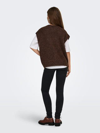 Bestseller / Damen-Weste / ONLAZU SL BUTTON V-NECK WAISTCOAT K
