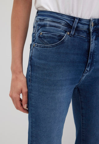 90151 Indigo blue sateen STR;2