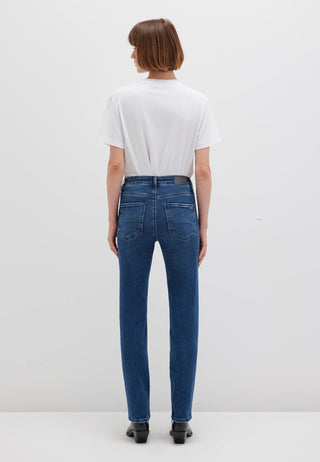 90151 Indigo blue sateen STR;1