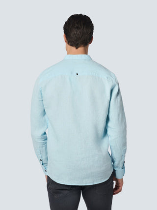 NO EXCESS / Herren-Shirt / Shirt Granddad Linen Solid