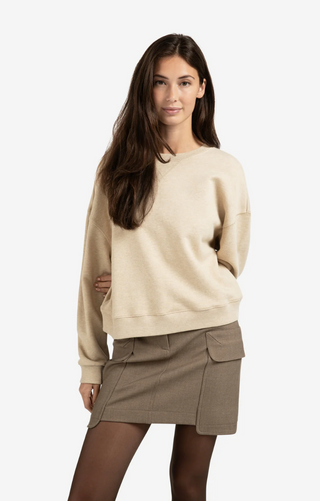YAYA B.V / Damen-Sweat / Pullover mit Rundhals