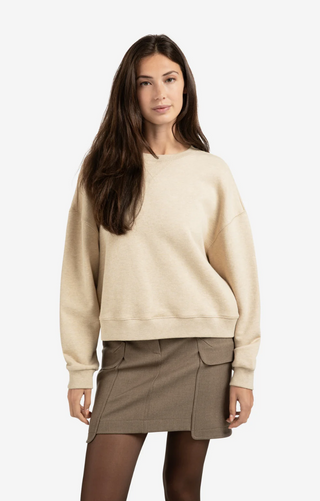 YAYA B.V / Damen-Sweat / Pullover mit Rundhals