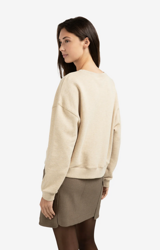 YAYA B.V / Damen-Sweat / Pullover mit Rundhals