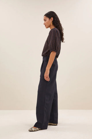 By-Bar / Damen-Bluse / jet check blouse