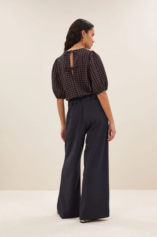 By-Bar / Damen-Bluse / jet check blouse