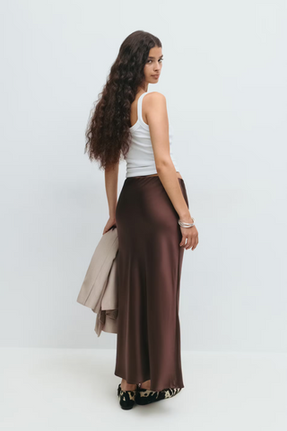 Ginatricot / Damen-Rock / Satin Skirt