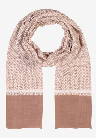 2229 circle twotone print beige;2