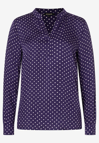 2863 little dots print pure purple;3
