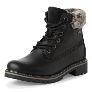 074 BLACK LEATHER/FUR;6