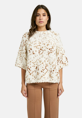 Smith&Soul / Damen-Strick / EFFECT YARN HALF SLV PULLOVER