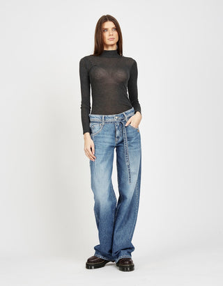7843 worn jeans blue;2