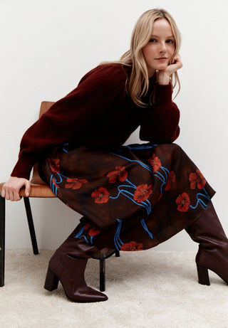 4284 poppy flower print;2