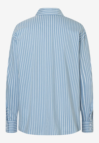 2339 winerblue white woven blouse s;4