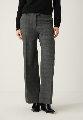 More & More / Damen-Hose / Glencheck Marlene Pants