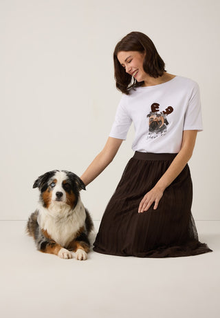 More & More / Damen-Shirt / Shirt with Funny Print