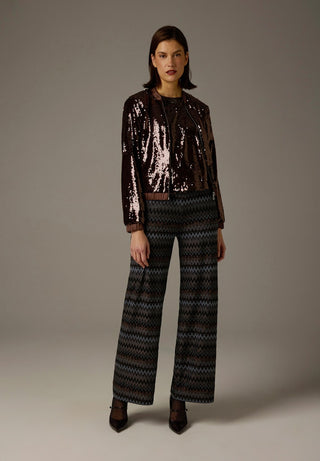 More & More / Damen-Bluse / Fancy Jersey Pants