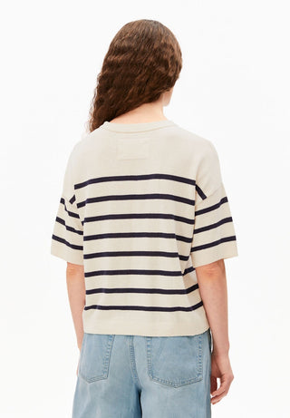 ARMEDANGELS / Damen-Shirt / STRIPE LINEN BLEND SWEATER