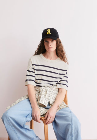 ARMEDANGELS / Damen-Shirt / STRIPE LINEN BLEND SWEATER