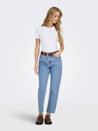 Only / Damen-Jeans / ONLEMILY HW ST RW CR AN MAE06 NOOS