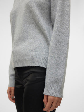 Bestseller / Damen-Strick / VMDOFFYSHINE LS O-NECK BLOUSE REP N