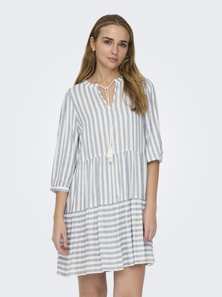 177922003 Cloud Dancer/BLUE STRIPE;3
