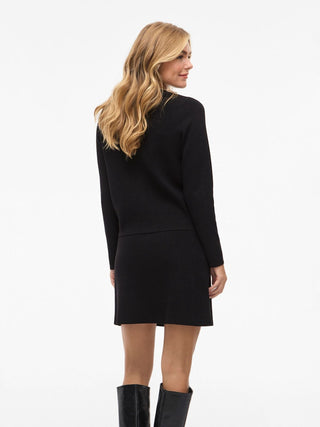 VILA GmbH / Damen-Strick / VISWAY O-NECK L/S BUTTON KNIT CARDI