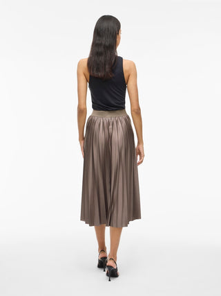 VILA GmbH / Damen-Rock / VINITBAN MIDI SKIRT - NOOS