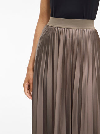 VILA GmbH / Damen-Rock / VINITBAN MIDI SKIRT - NOOS