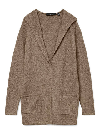 Vero Moda / Damen-Strick / VMDOFFY LS OPEN HOOD CARDIGAN GA NO