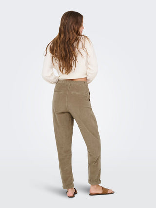 Bestseller / Damen-Hose / ONLFLORA MW ELA CORD CARROT PANT PN