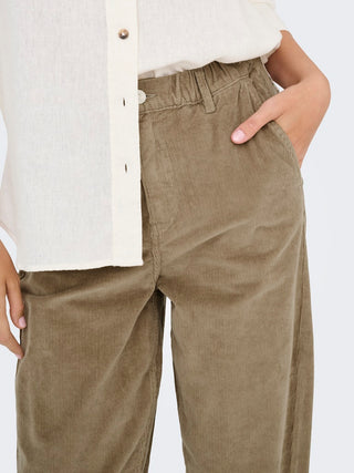 Bestseller / Damen-Hose / ONLFLORA MW ELA CORD CARROT PANT PN
