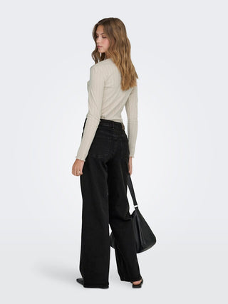 Only / Damen-Jeans / ONLMADISON BLUSH HW WIDE DNM CRO099
