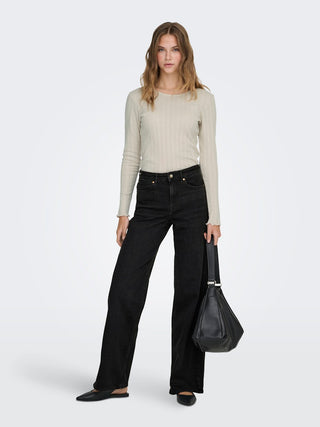 Only / Damen-Jeans / ONLMADISON BLUSH HW WIDE DNM CRO099