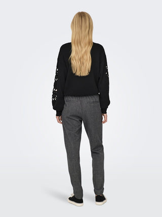 Bestseller / Damen-Hose / ONLPOPTRASH-ELISE EASY MELANGE PANT