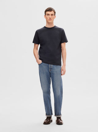 Bestseller / Herren-Shirt / SLMSANDER SEERSUCKER SS O-NECK TEE