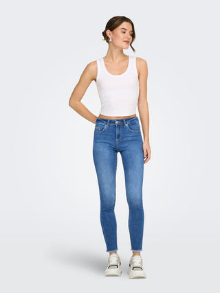 Only / Damen-Jeans / ONLBLUSH MID SK ANK RW DNM REA1319