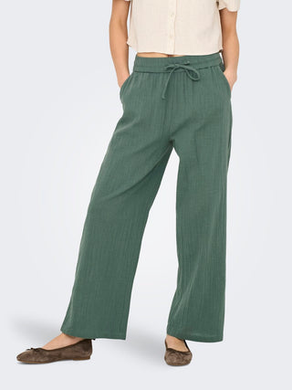 Only / Damen-Hose / ONLTIZANA COTTON LOOSE PANTS WVN NO