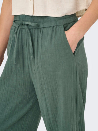 Only / Damen-Hose / ONLTIZANA COTTON LOOSE PANTS WVN NO