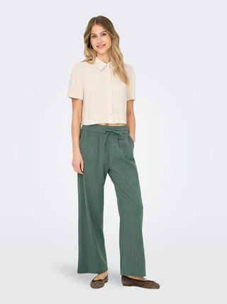 Only / Damen-Hose / ONLTIZANA COTTON LOOSE PANTS WVN NO