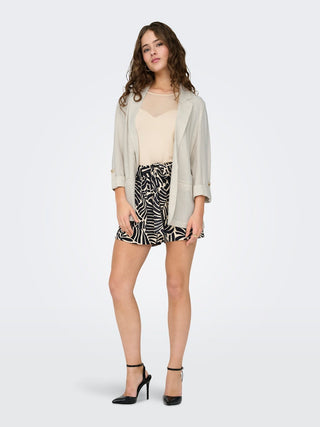 Bestseller / Damen-Blazer / ONLSIESTA 3/4 OPEN LIN BL BLAZE TLR