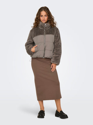 Bestseller / Damen-Jacke / ONLWANJA FUR PUFFER MIX JACKET NOOS