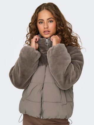 Bestseller / Damen-Jacke / ONLWANJA FUR PUFFER MIX JACKET NOOS