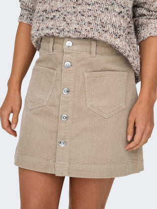 Only / Damen-Rock / ONLAMAZING GLOBAL HW CORD SKIRT PNT