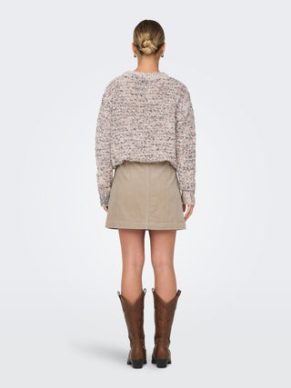 Only / Damen-Rock / ONLAMAZING GLOBAL HW CORD SKIRT PNT