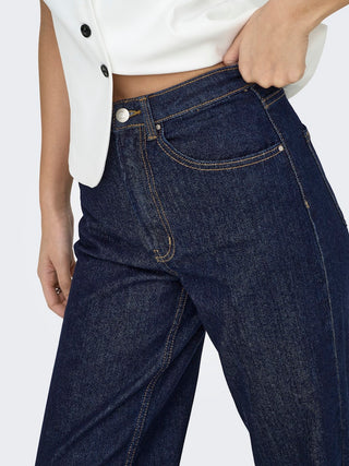 Only / Damen-Jeans / ONLJUICY HW WIDE RINSE DNM MAS763 N