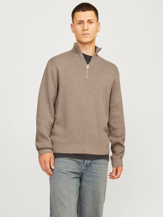 Bestseller / Herren-Strick / JJMILANO STITCH KNIT HALF ZIP SN