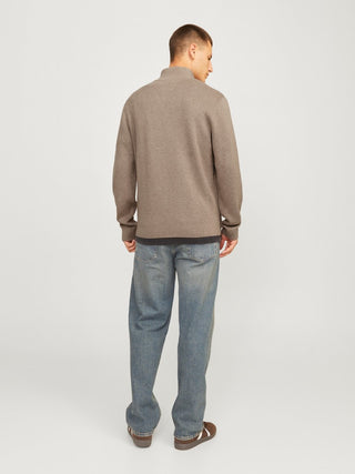 Bestseller / Herren-Strick / JJMILANO STITCH KNIT HALF ZIP SN